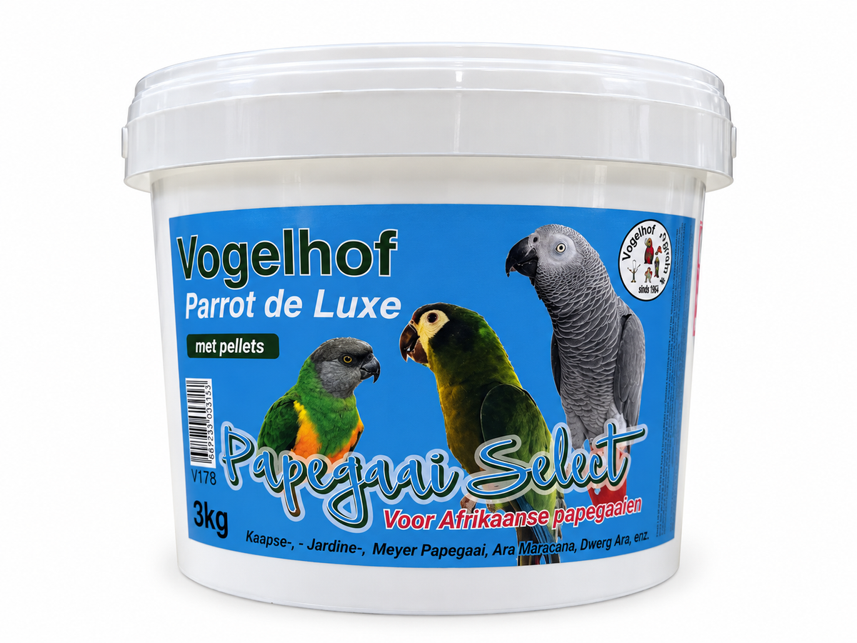 Papegaai select met pellets 3 kg