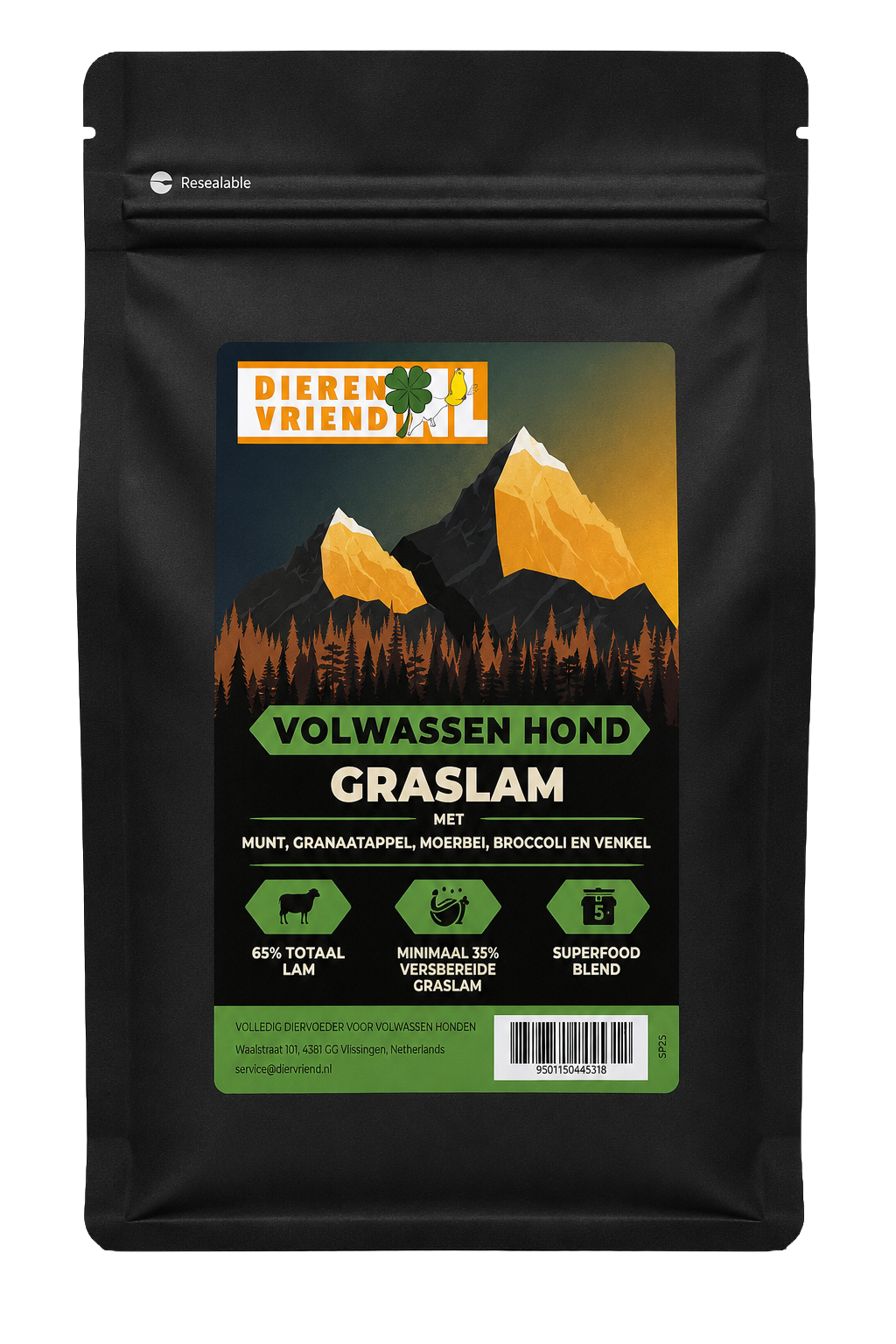 Volwassen Hond Graslam